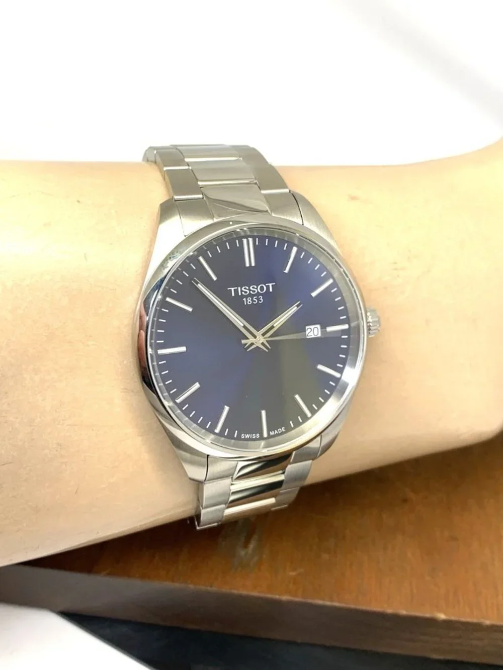 Tissot PR 100 Men's Watch Swiss Quartz Blue Dial 40mm Steel T1504101104100